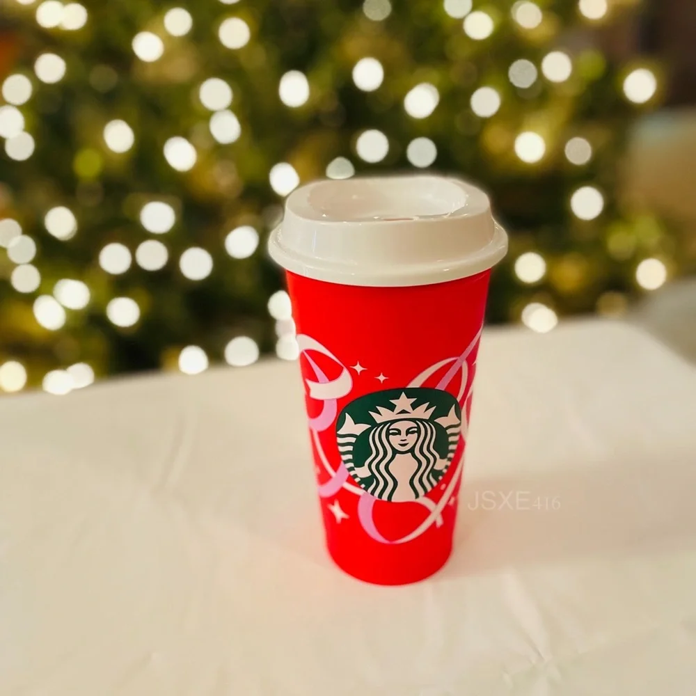 Starbucks 2021 Red Reusable Cup Day Holiday Travel Mug - Picture 2 of 6